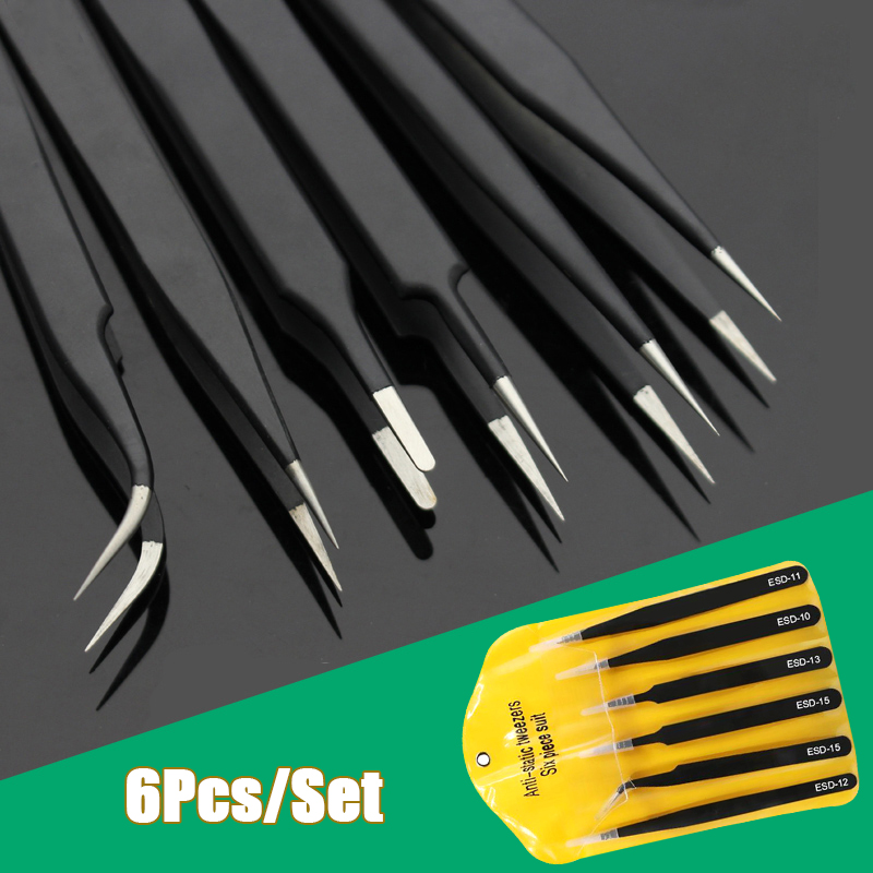 6 adet hassas uzun cımbız seti - Electronics Repair Tool Kit incelemesi ve fiyatı