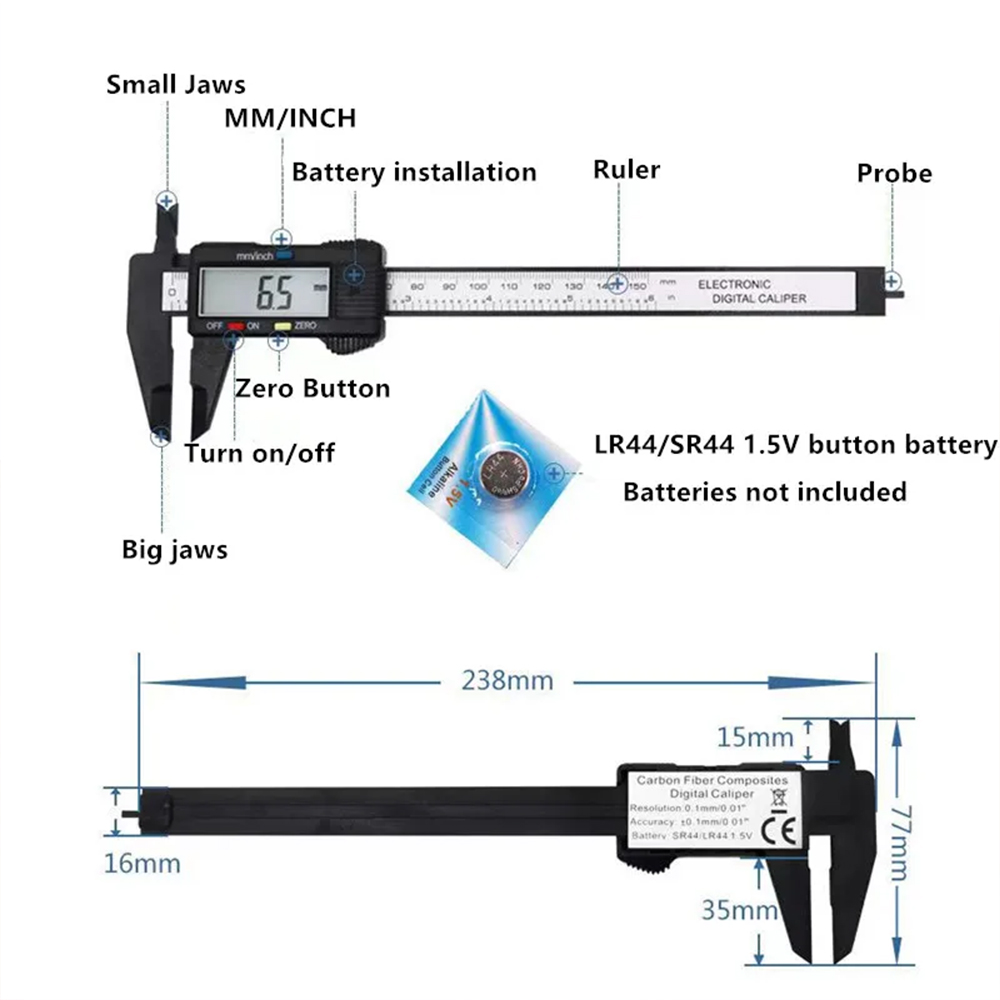 100mm 150mm İzle elektronik di - Electronics Repair Parts incelemesi ve fiyatı